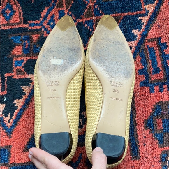 Prada Rattan Flats - Picture 4 of 5